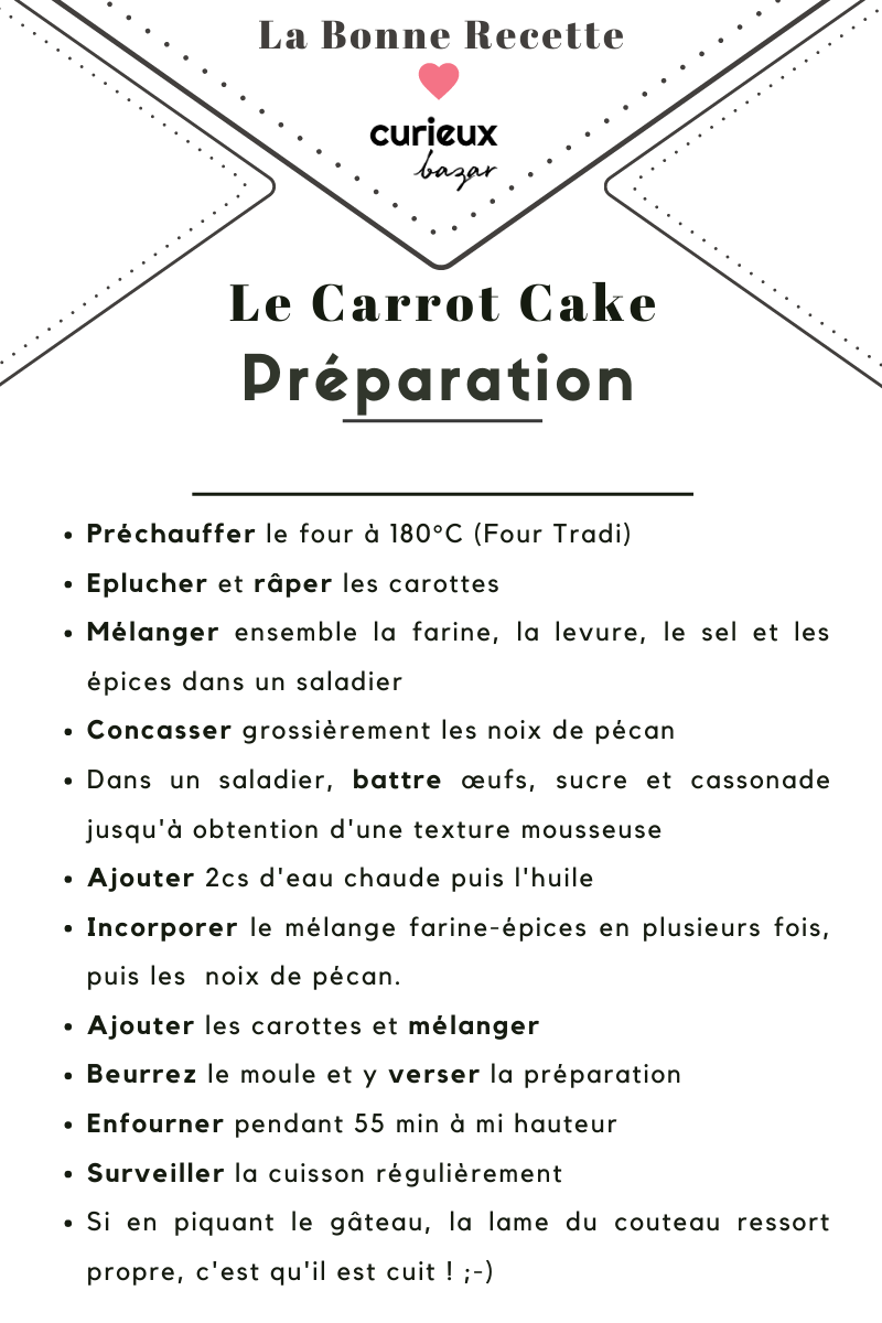 carrot cake aux noix de pécan